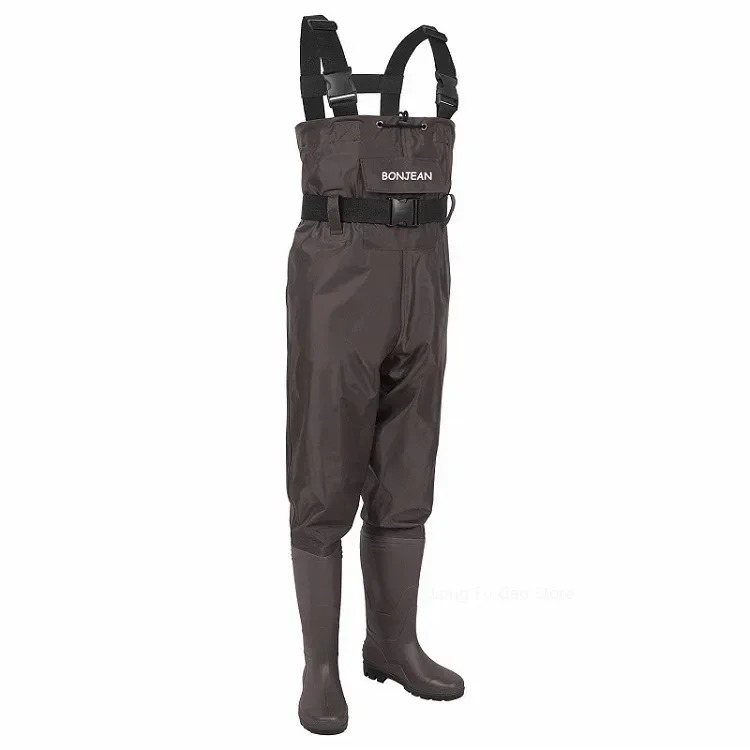 Fishing Waders Pants Overalls With Boots Gear Set Suit Kits Men Women Chest Pants Adult Set Waterproof Overalls Trousers