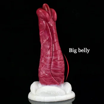 NUUN Alien Color Silicone Simulation Animal Dildo Big Sucker Female G Spot Penis Orgasm Massage Adult Sex Toy Butt Plug 2