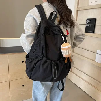 Zaino casual da donna di grande capacità, moda, studente delle scuole medie, zaino in stoffa, zaino da viaggio coreano