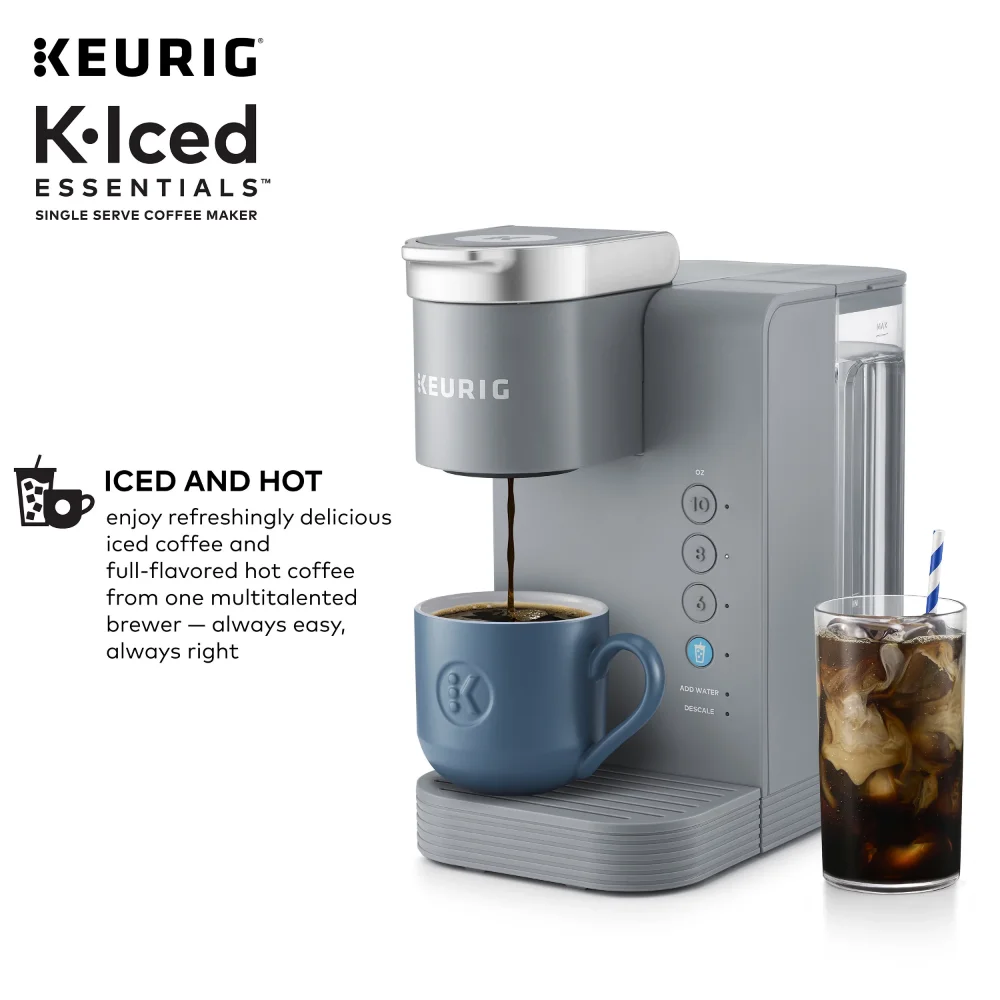 2023 New Keurig K-Elite Single-Serve K-Cup Pod Coffee Maker, Brushed Slate,  12 Oz. Brew Size - AliExpress