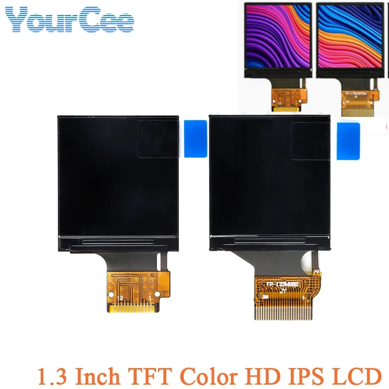 

1,3 дюймовый TFT HD IPS ЖК-дисплей, плата, модуль, полный красочный 1,3 "ЖК-дисплей, экран светодиодный 240X240 SPI 8Bit, параллельный привод ST7789 240*240