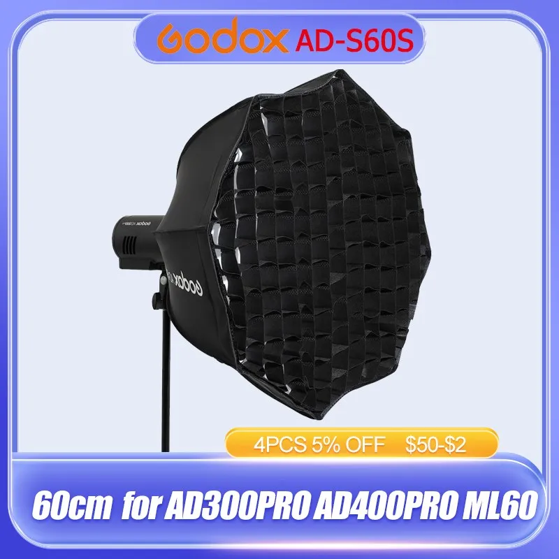 Godox AD-S60S 60cm Softbox for AD300 Pro, AD400 Pro, ML60