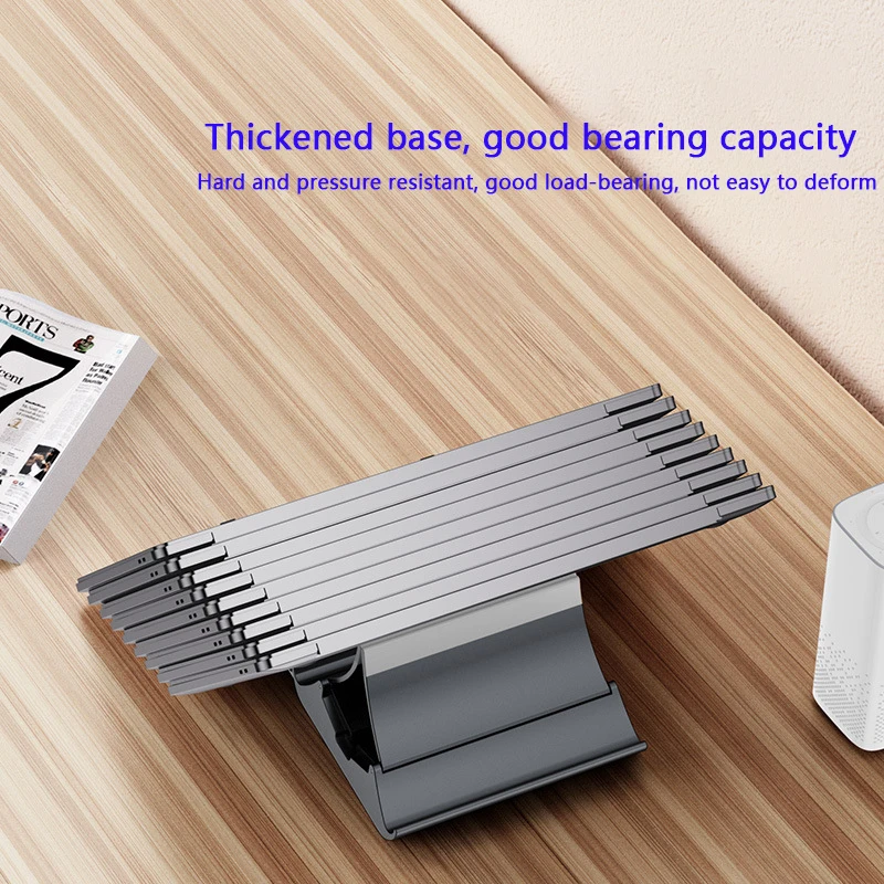 Vertical Laptop Stand Desktop Heat Dissipation Silicone Non-slip Notebook Dock Gravity Holder for MacBook Surface iPad Tablet