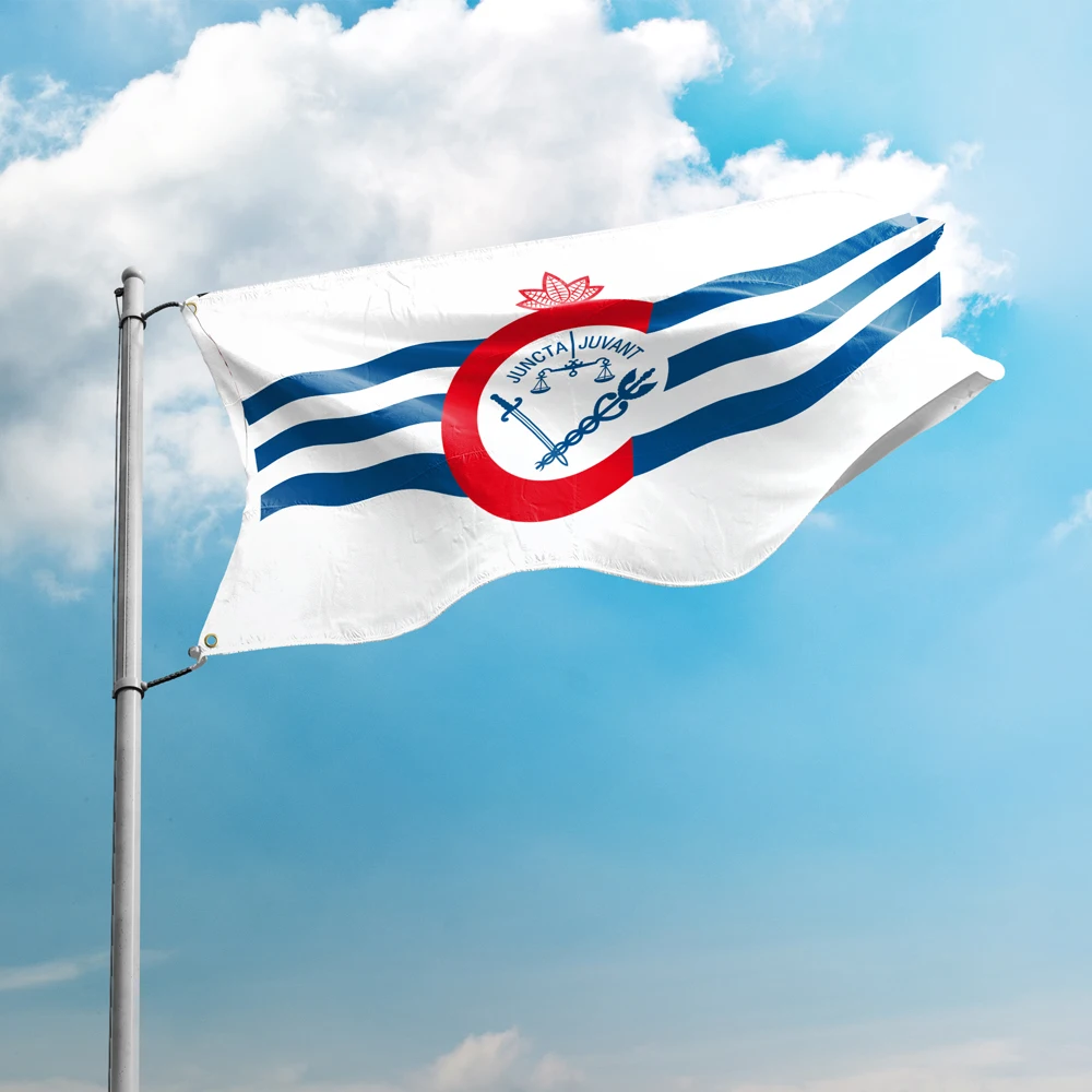 Us 5000 Bandiera Grand Union 3x5 Piedi - 100D Con Occhielli, Spedizione Veloce USA Bandiera Spedizione Veloce USA - Foto 3