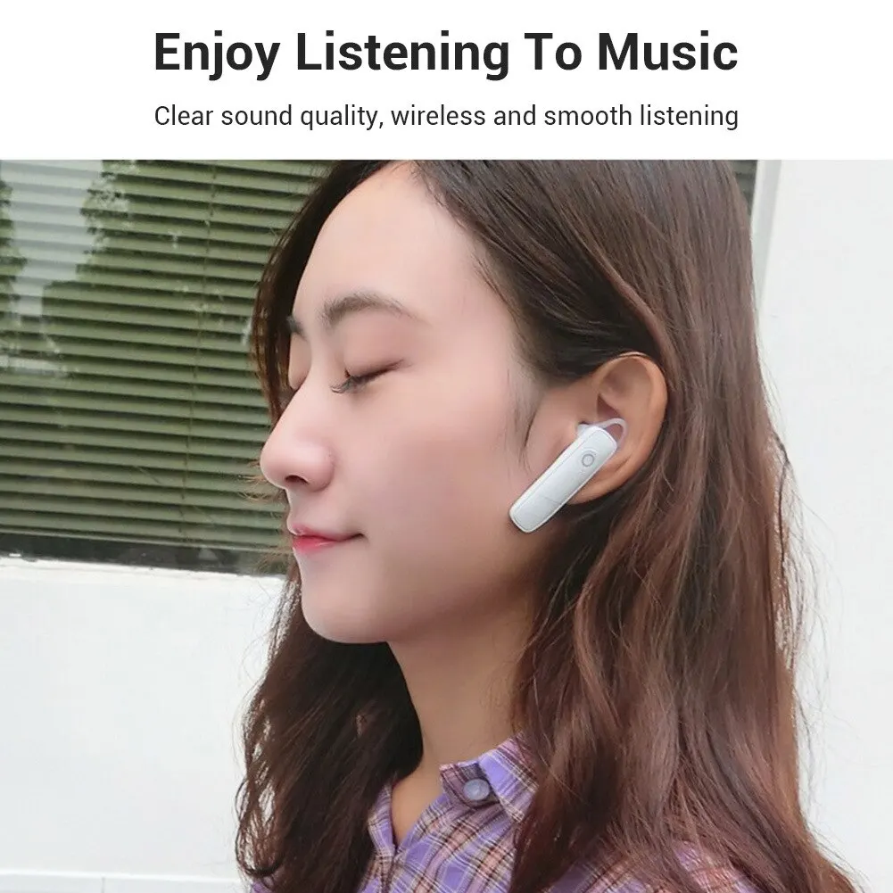 Description Picture 4 of itemBluetooth Headset Stereo Wireless Earplug Noise Reduction Unilateral Business Headset Tws Mini Portable M165 4.0 Sports