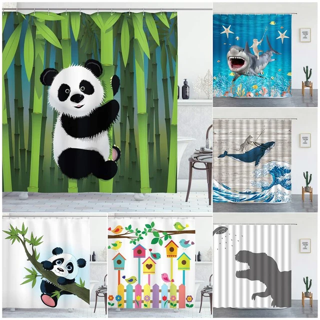 Imprimir Conjunto Pandas Bonitos Panda Tem Aniversário Panda Está