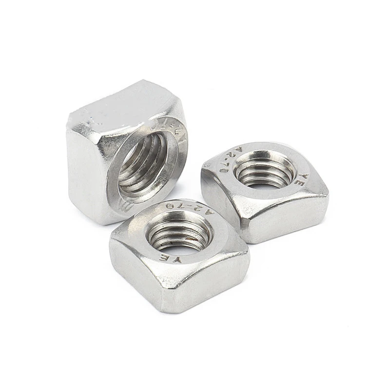 Square Nuts A2 Stainless Steel M3 M4 M5 M6 M8 M10 M12 Din557
