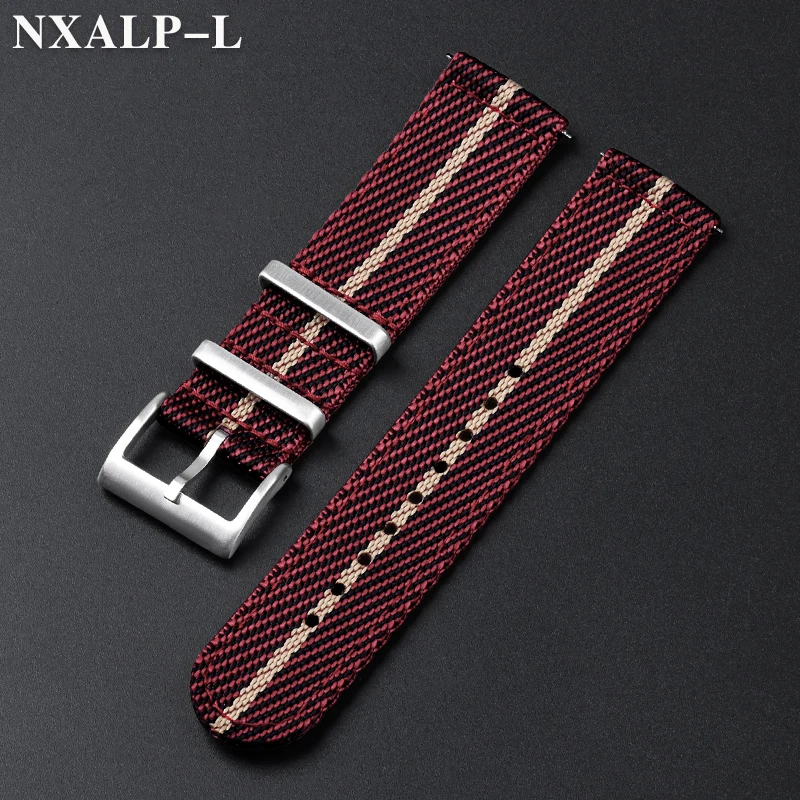 Men's Military-Style Nylon Quick Release Watch Strap – Universal Sport Canvas Band