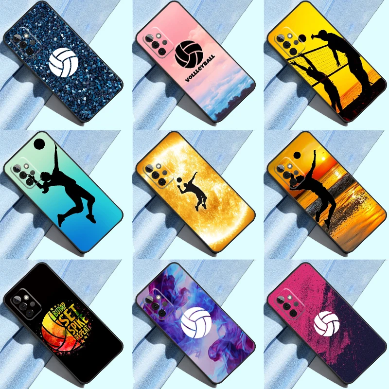 Pallavolo Sport Case Per Samsung Galaxy A23 A12 A32 A42 A52 A72 A50 A70 A10 A20 A21S A52S A51 A71 Copertura