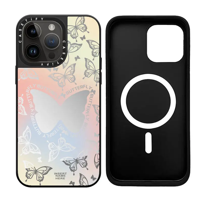 CASETIFY Symphony Butterfly Mirror Wireless Charging Magsafe