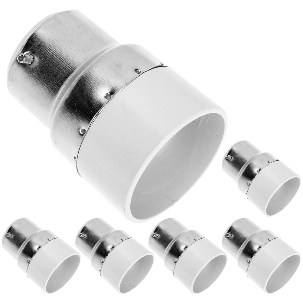

6pcs Bulb Adapter Converter B22 to E14 Chandelier Lamp Base Converter B22 to E14 Light Socket Adapter