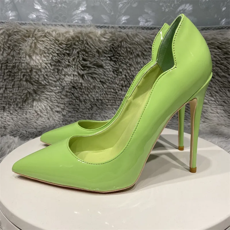 Amazon.co.jp: High Heel 20CM Extreme High Heels 9CM Thick Sole Shoes Summer  Bright Sandals, Green-25.4 : Clothing, Shoes & Jewelry