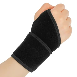 Adjustable Wristband for Pain Relief and Support (Black)