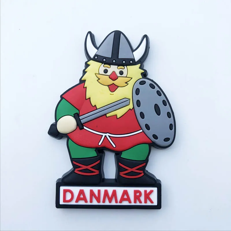 

Cute Danish Fridge Magnet, Exquisite, Creative, Personalized, New Decorations, Resin Crafts, Travel Souvenir, Message Sticker