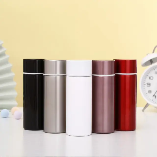 Portable 120ml Mini Thermal Cup Stainless Steel Leak-proof Pocket Flask Lightweight Travel Coffee Mug Insulated Water Bottle 4
