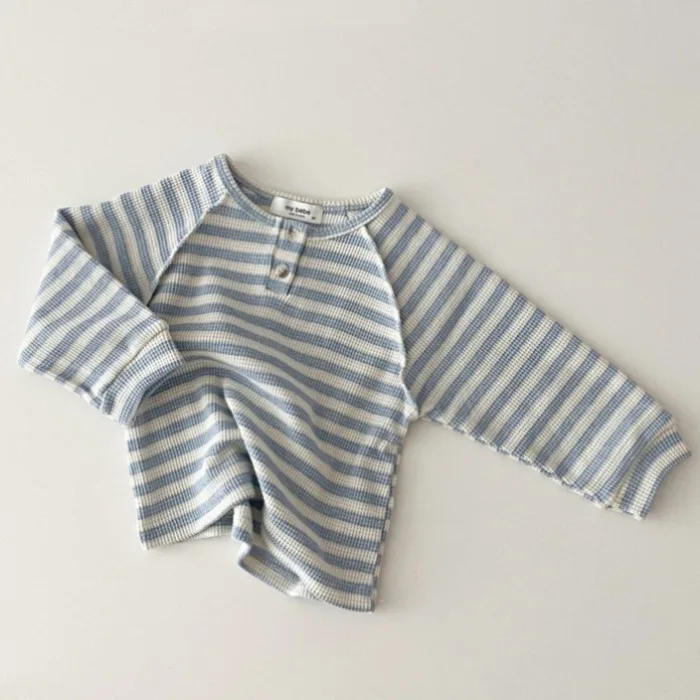 Autumn Cotton Baby Long Sleeve T Shirts Kids Waffle Tees Dot Boys Bottoming Toddler Girl Tops Child Clothes 0-5 Years baby t shirts,kids t shirts