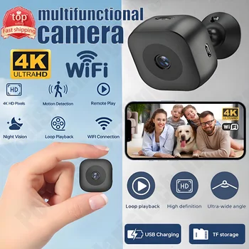 4K HD Pixels Camera Wireless WiFi Remote Monitor Motion Detection Smart Alarm Night Vision Camera Security Protection New 2025 1