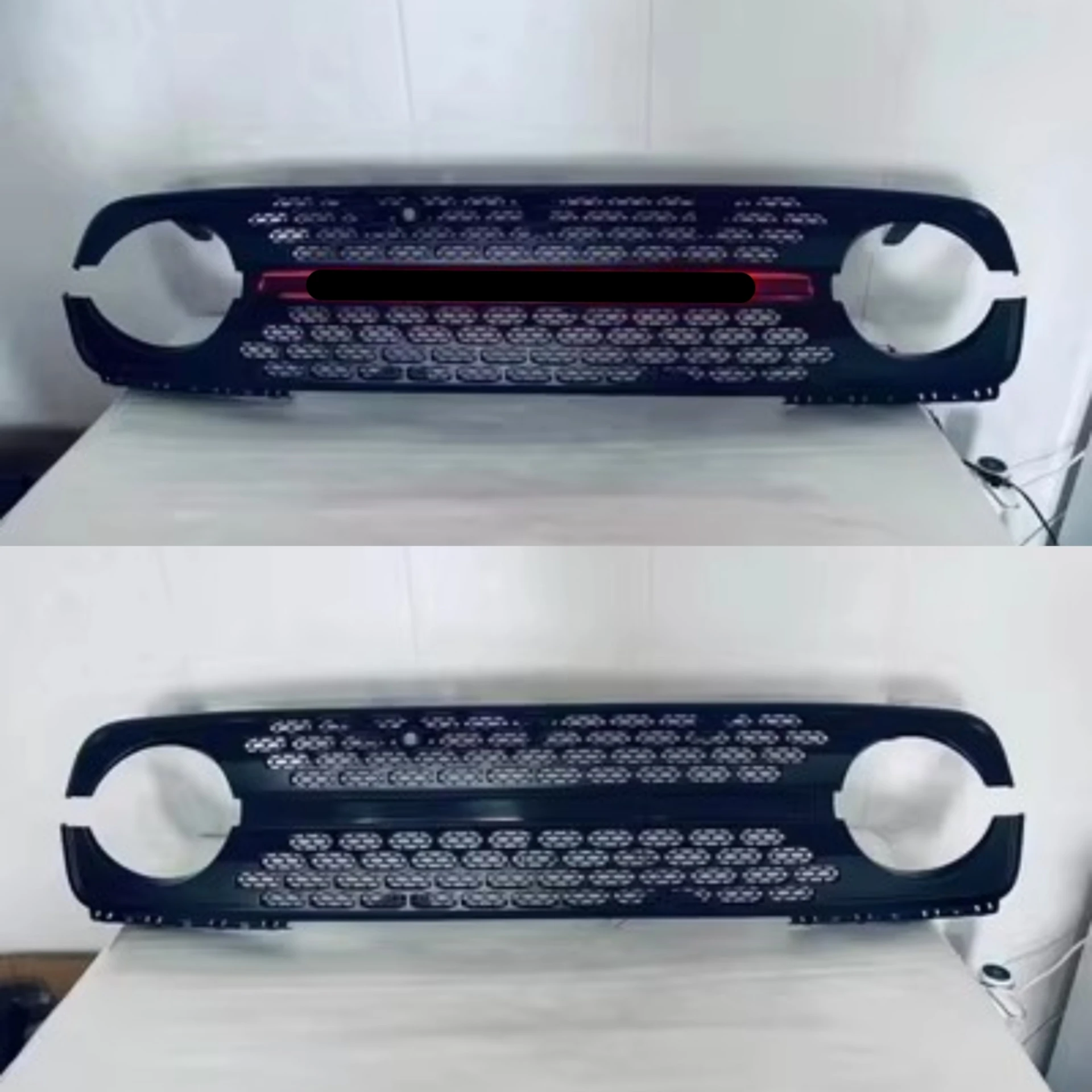 

Front Radiator Grille with Light for WEY Tank 300 Convert RTR Net Mask Grill Car Accessories