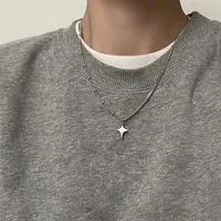 Collier Vintage Simple et tendance pour hommes et femmes, ras du cou creux, pendentif de cou, accessoires de bijoux, chaîne de fête, vente en gros 2