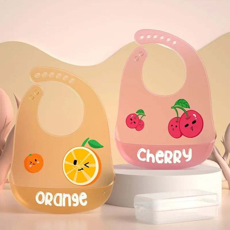 

Новый простой и простой в чистке детский слюнявчик из силикона водонепроницаемый Ультратонкий Мягкий Слюнявчик