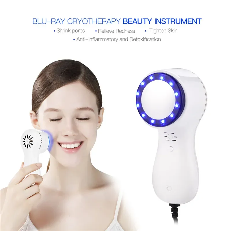 Blue light cold hammer beauty equipment pore shrink pore desalt calmness for the skin household beauty machine