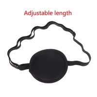 Pirate Eye Patch Unisex Black Single Eye Patch Eyepatch One Eye Washable Adjustable Concave Eye Patch Kid Pirate Cosplay Costume 1