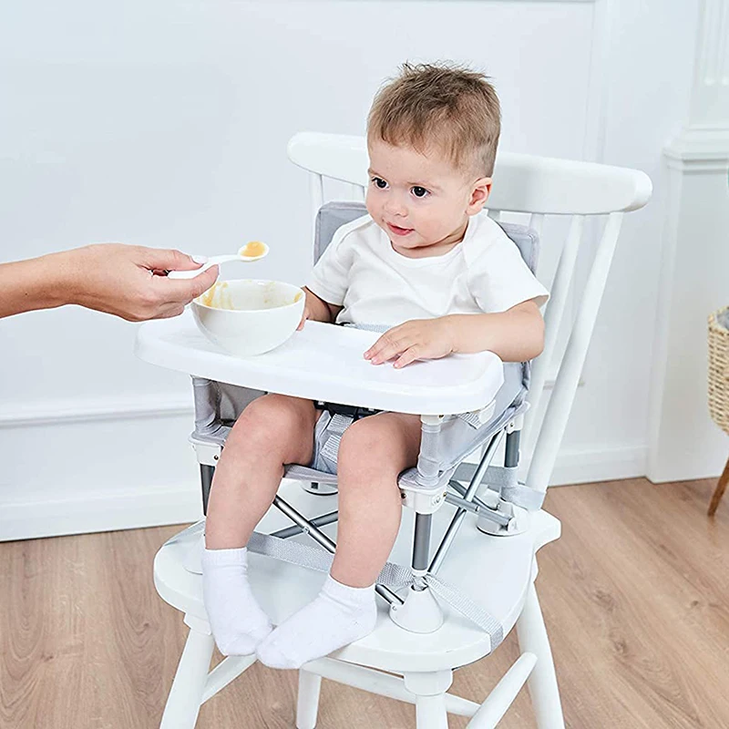 Baby Eating Chair Baby Booster Seat Dining Chair Portable Travel Folding Kids Feeding Chair Outdoor Beach Seat