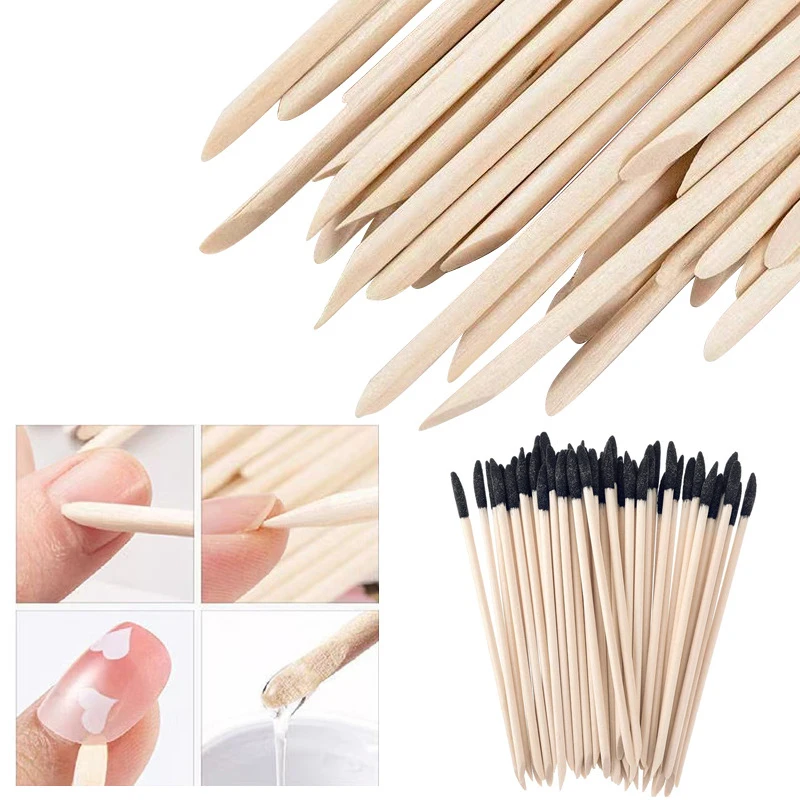 Nail Grinding Stick Nail Scrub Drill Stick Manicure Pusher Cuticle Remover Pedicure Tool Double Head Orange for nail care kit,manicure tools,manicure pedicure kit,manicure set,nail art pusher,nail manicure tools,manicure pedicure tools,cuticle pusher,nail manicure sticks