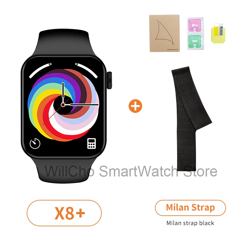 2022 Original X8 SmartWatch Series 7 For Women Sport Clock Men Watch Call Watch Bracelet x8 plus Smart Watch Men vs T500 X8 Max 