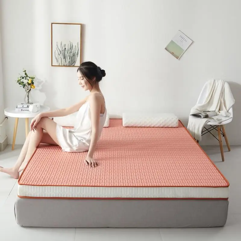 Five-star hotel soft mattress does not collapse latex foldable cool silk memory cotton thickened 10cm tatami mats