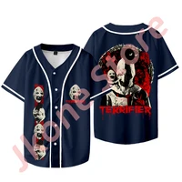 Terrifier Kill T-shirts Halloween Horror Movie Merch Baseball Jacket Cosplay Women Men Fashion Casual Short Sleeve 2