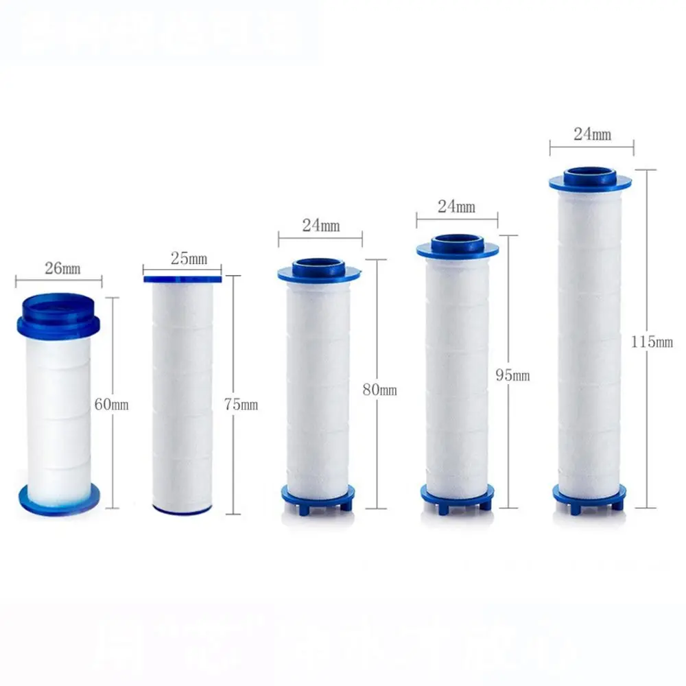 Water Filter 5Pcs Shower Head Replacement PP Cotton Cartridge for Bathroom Sprayer