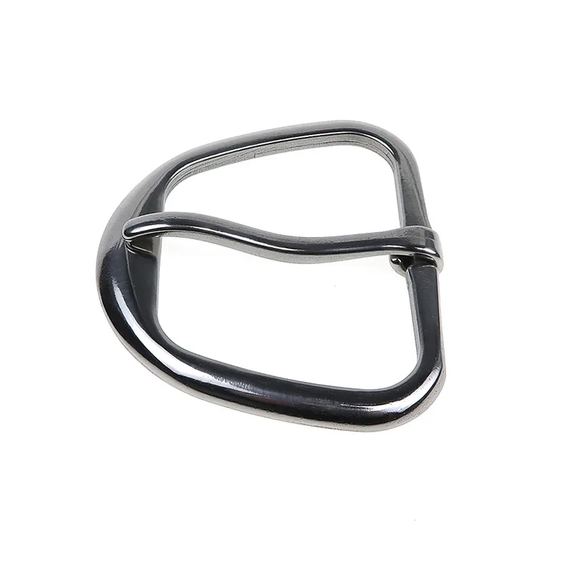 Stainless Steel girth buckle cinch buckle Horse Belly belt End Clip Hand polished Horse equipment Equestrian Parts