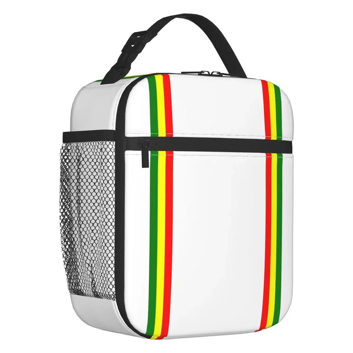 

Сумка для ланча Rasta с цветной изоляцией в полоску для женщин, водонепроницаемый термоохлаждающий Ланч-бокс для офиса, работы, школы