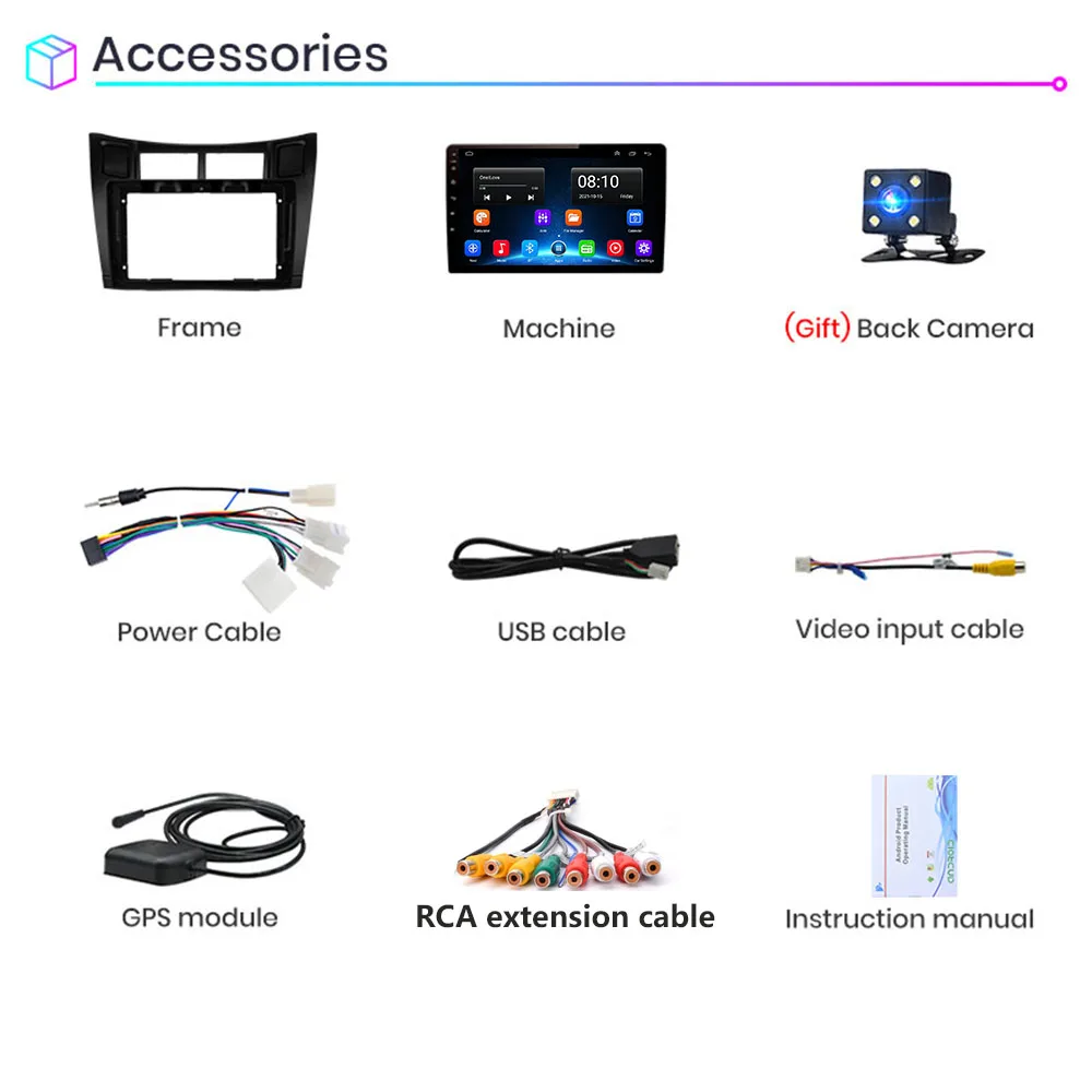  Ƽ̵ ÷̾, Ÿ ߸ 2007  þ, 2005 - 2012 ȵ̵ GPS ׺, 2 Din ī÷ ׷, 4G + 64G