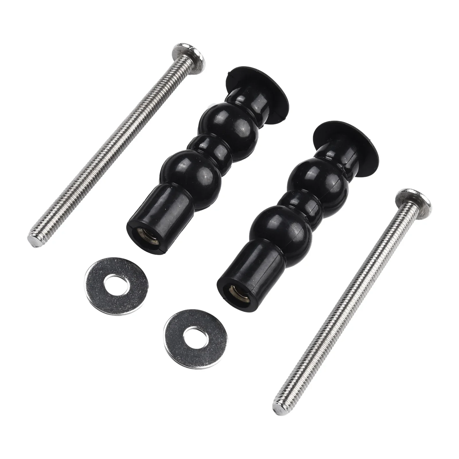 2pcs Toilet Seat Screws Nut Cover Lid Top Fixing Blind Hole Fitting Kits Replacement Toilet Seat Screws Bathroom Accessories