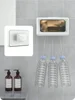 Waterproof Bathroom Mobile Phone Box, Anti-Fog Touch Screen, Shower Accessories, Wall Mount Phone Holder, For Shower Bathroom 5