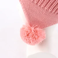 Baby Winter Hat with Earfalp Toddler Girls Boys Beanie Kids Warm Fleece Lined Knit Hat with 2 Cute Ears 3