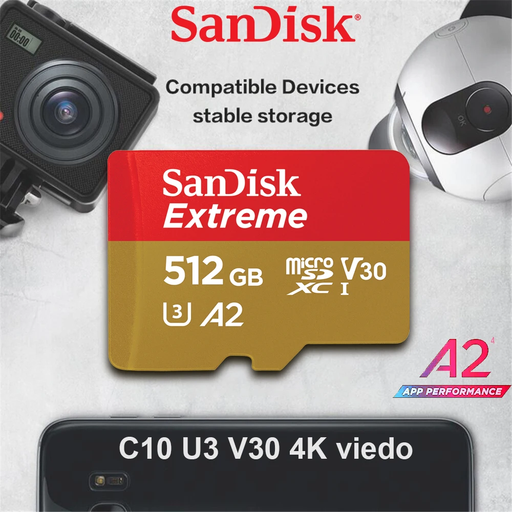 Carte mémoire SanDisk Extreme PRO SDHC UHS-I Card 128GO – Pour appareil Photo – SDSDXXD-128G-GN4IN – CI