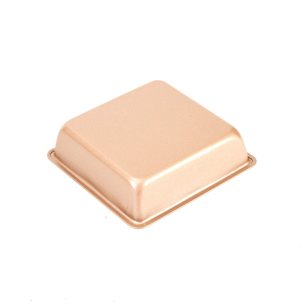 

24CM Square Cake Pan Toast Pan Bread Pan Carbon Steel Baking Pan Baking Forms For Pastry Accessories Tools Food Grade Cake Mould