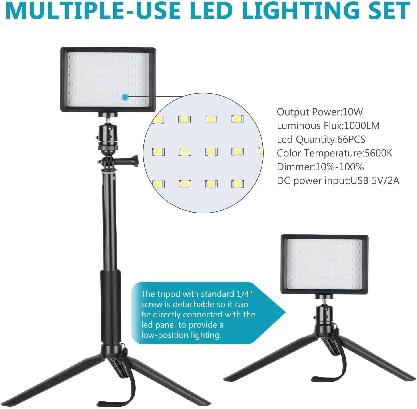 Fill Light Multi-Light Source VLOG Camera Video Color Card Color Three Primary Flat Panel USB Charging
