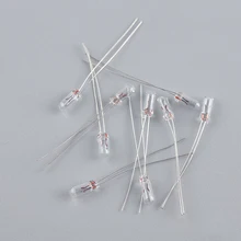 미니 전구 텅스텐 전구, 백열 필라멘트 쌀 거품, 3mm ~ 5mm, 1.5V, 2V, 3V, 6V, 9V, 12V, 24V, 10 개