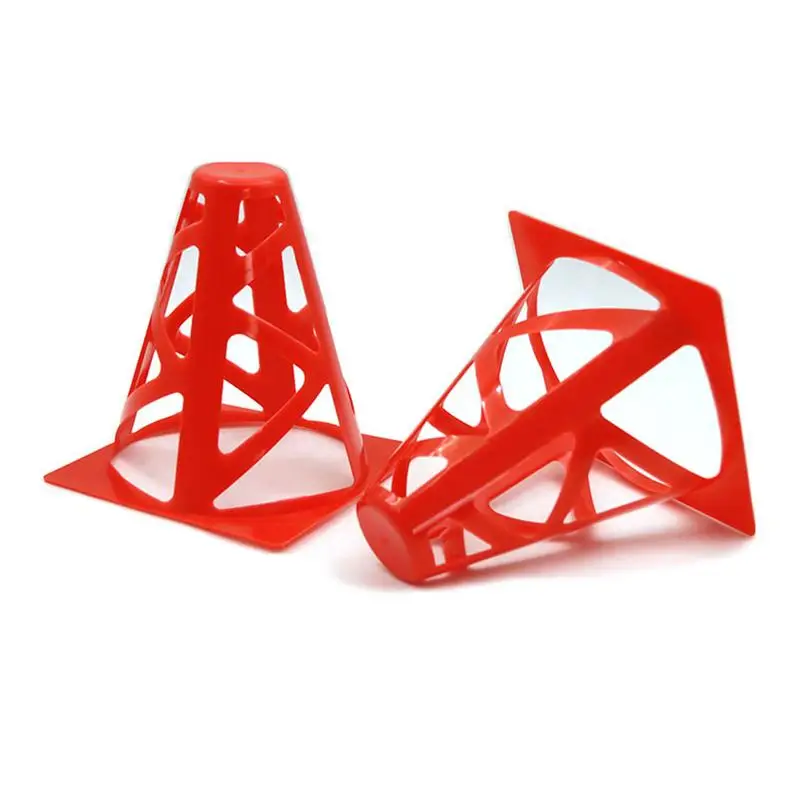 Training Cones For Soccer Football Training Marker Cones PE Material Set For Outdoor Activity Football