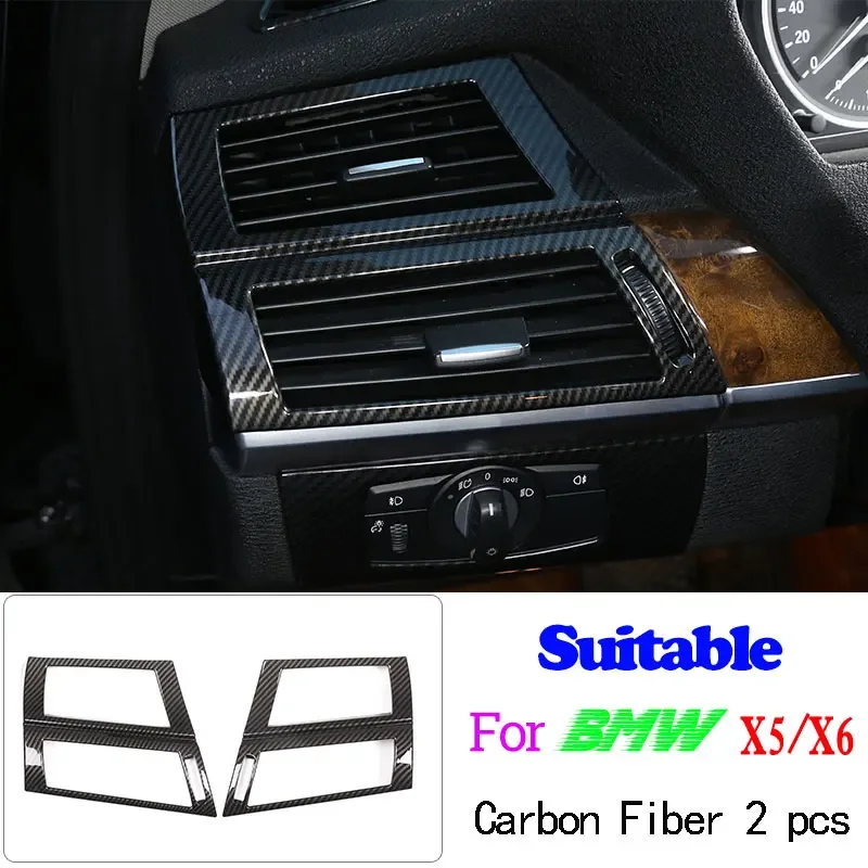 Copertura Bracciolo In Fibra Di Carbonio Per BMW X5 E70 E X6 E71 2007-2013 - Foto 7