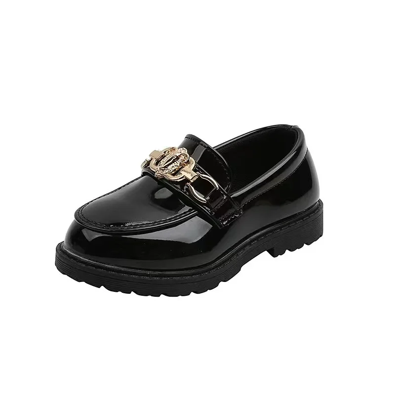 Baby Shoes Girl Small Leather Shoe Soft Soled Princess Shoe Student Performance Trend Sapato Infantil Para Menina Chaussure leather shoes girls shoes