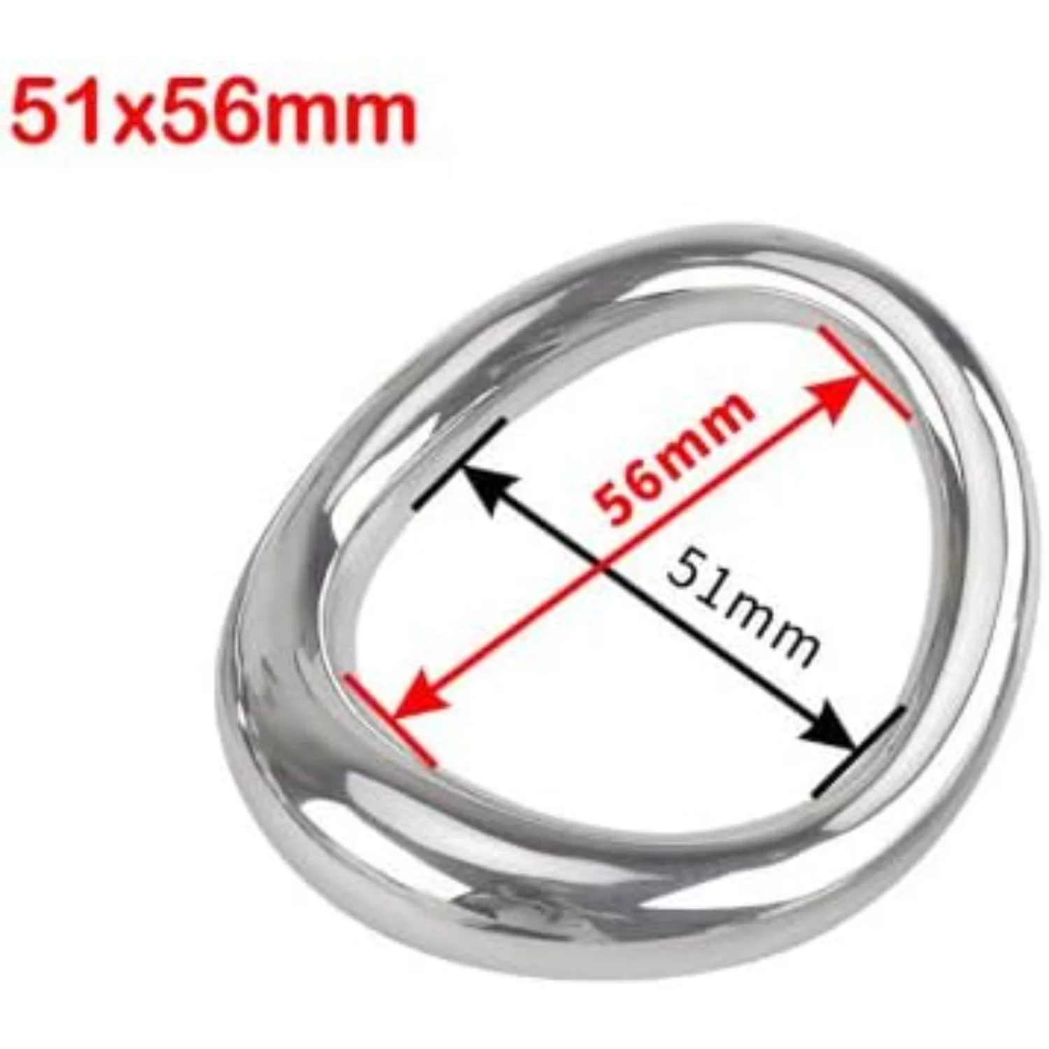 Curved Stainless Steel Delay Stretch Ring 48 x 54 mm Exercise Fixed Accessories stretch ring