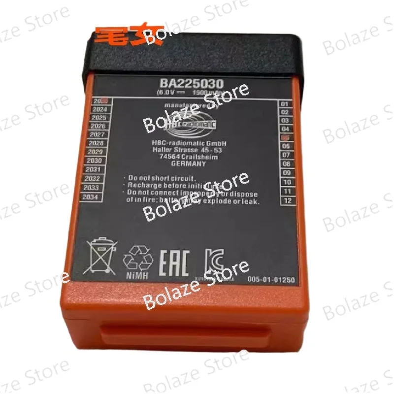

Pump Truck, Crane, Driving, HBC Remote Control, High-quality and Durable Battery BA225030 for Sale