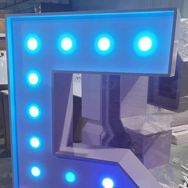 숫자 문자 디자인 Led 5 생일 파티 소품 웨딩 용품 렌탈 배경 사인