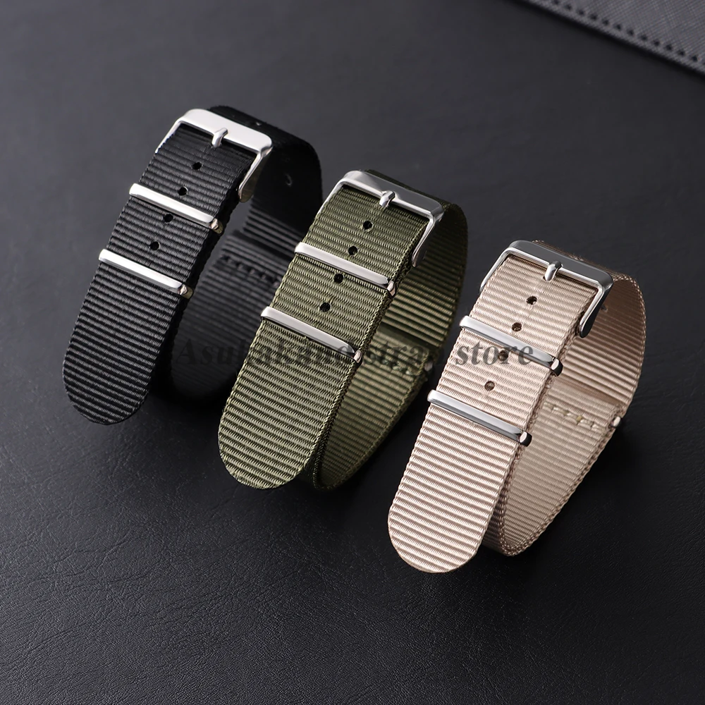 Premium High-Density Durable Nylon Watch Straps - Soft, Sporty Wristband Accessories