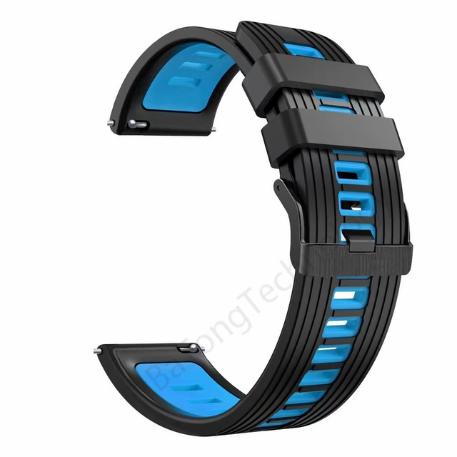 release 22mm Sport Silicone Strap For Samsung Galaxy Watch 46mm/Watch3 45mm Smartwatch Band Replacement Watchband Bracelet